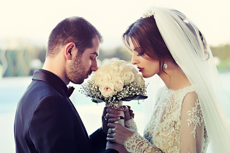 Groom in stylish tuxedo